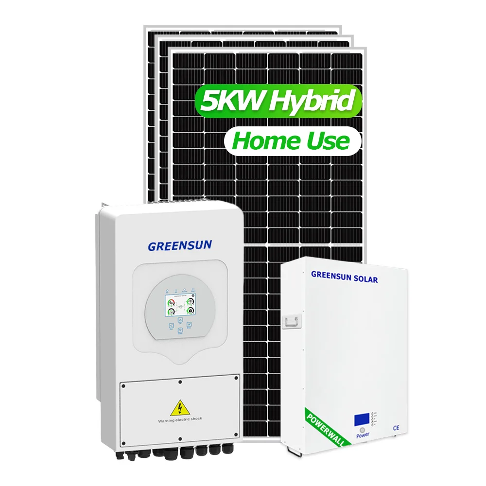 8KW Hybrid Solar Power System 10 KWH Deep Cycle Lithium Battery for Home use