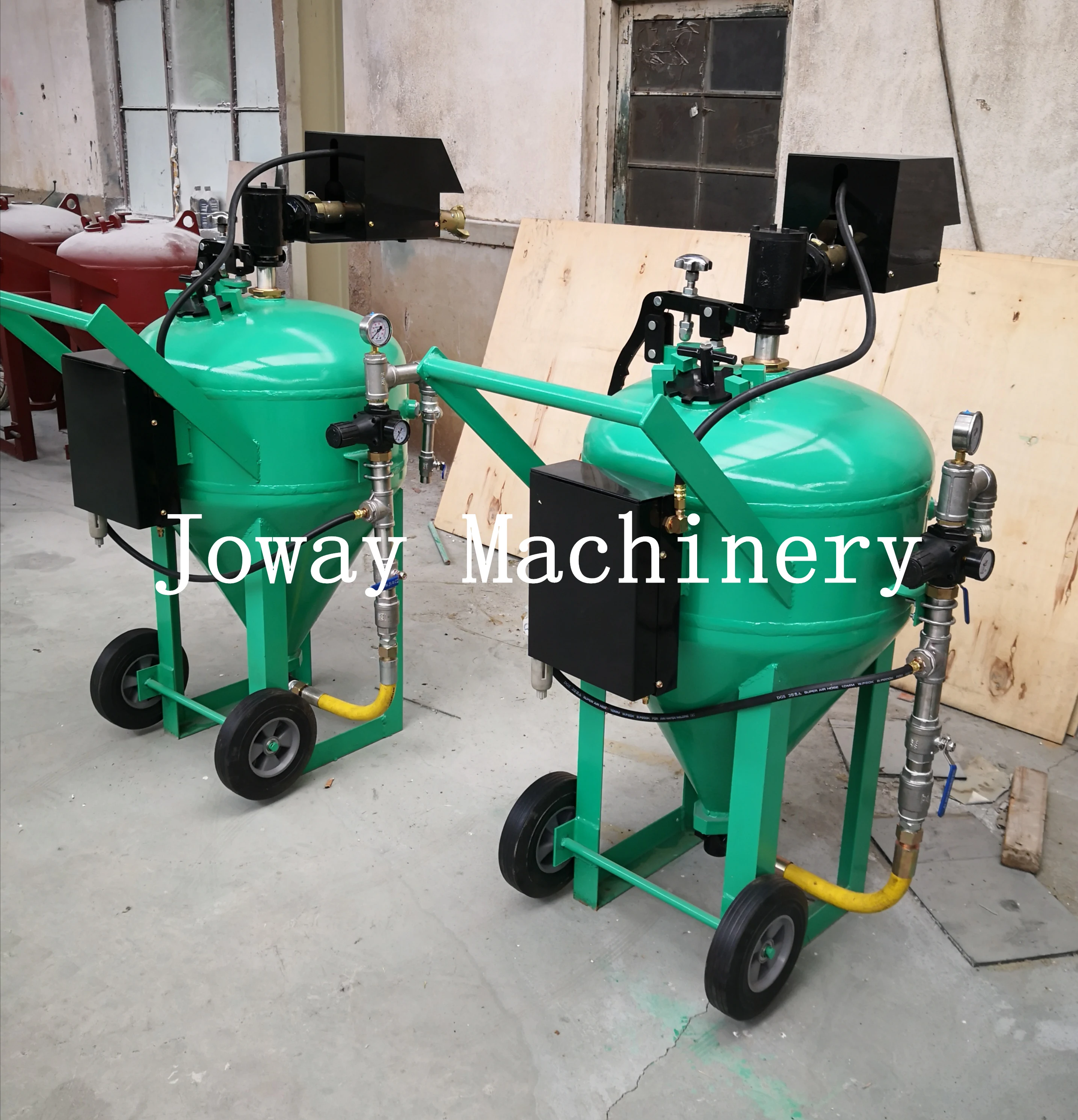 Auto Mobile Dustless Blaster Water Wet Sand Blasting Equipment For ...