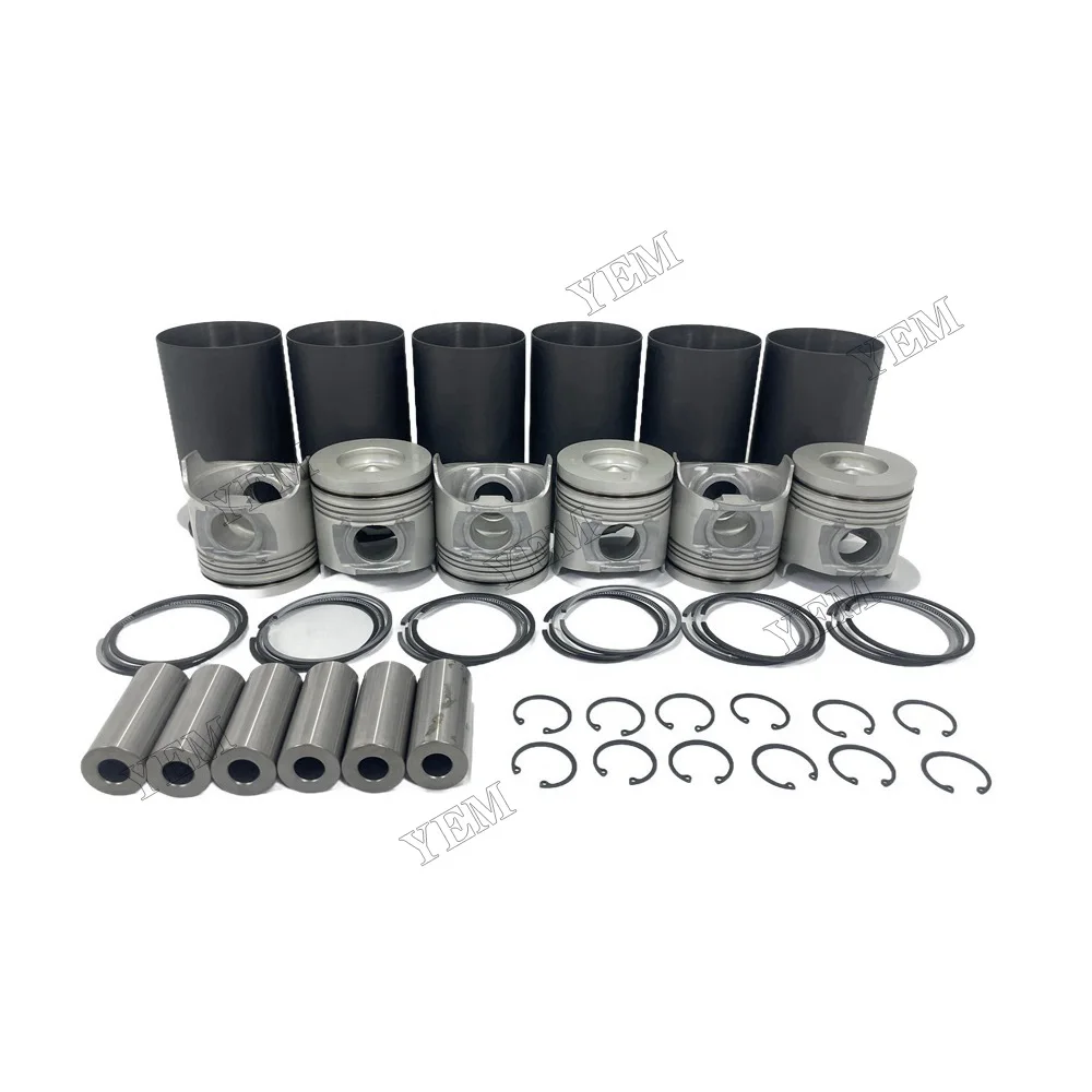 For Isuzu 6HK1 Cylinder Liner Kit Engine Parts Repair Replacement 2