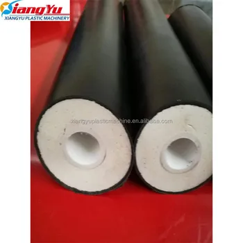 Three -layer  insulation pipe equiment corrugated foam  forming  machine  PERT PEX hot water pipe insulation equipment