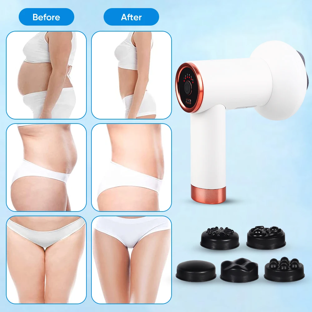 Electric Handheld Deep Tissue Cellulite Remover Body Massager Vibration Sculpting Massager