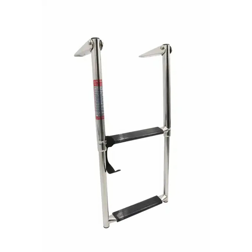 NEW TELESCOPING 3 Step Boat Dive Ladder Stainless Steel Heavy Duty