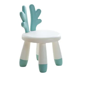 Modern Design Plastic Baby Chair with Backrest Non-Slip Chair for Kindergarten Bedroom Bathroom & Living Room for School Eating