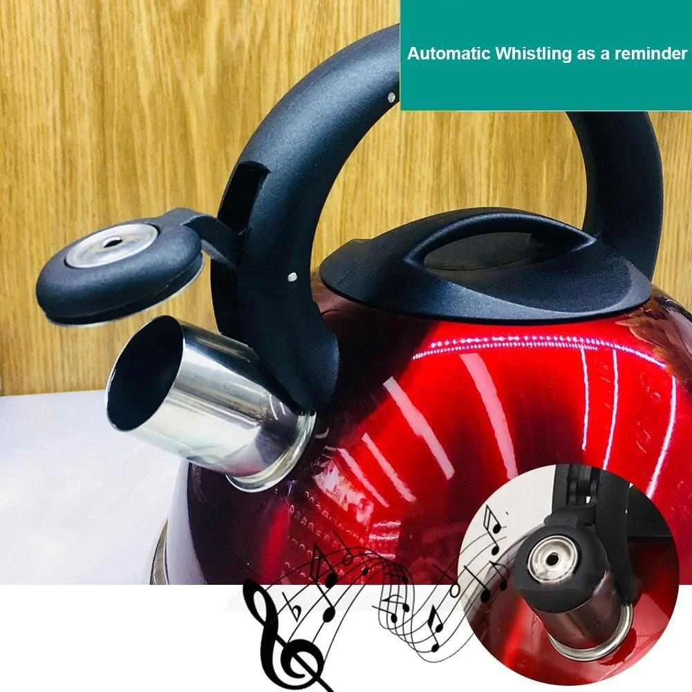 Whistling Tea Kettle Induction Cooker Stainless Steel Plastic Large  Capacity with Whistle Gas Stove 3L Household Small Induction Cooktop Oven  Cooker