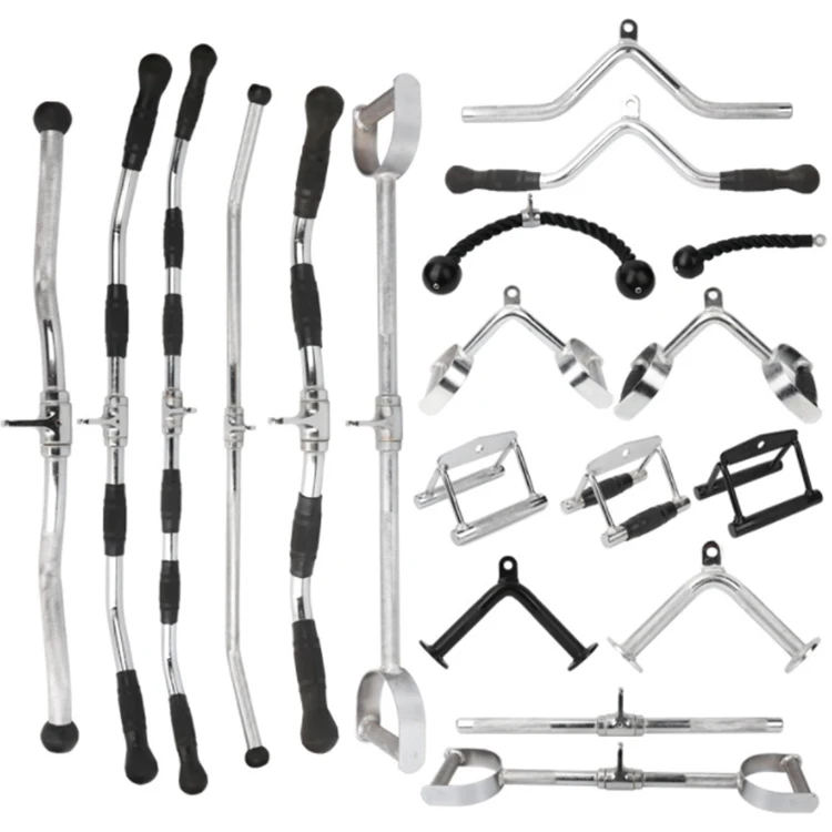 Gym Equipment Accessories Cable Attachment Handle Machine Strength