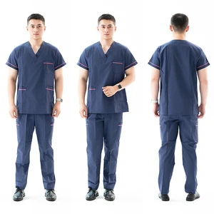 Wholesale Custom Unisex Hospital Uniforms Medical Scrubs Uniforms Sets Doctor Nurse Scrubs Set