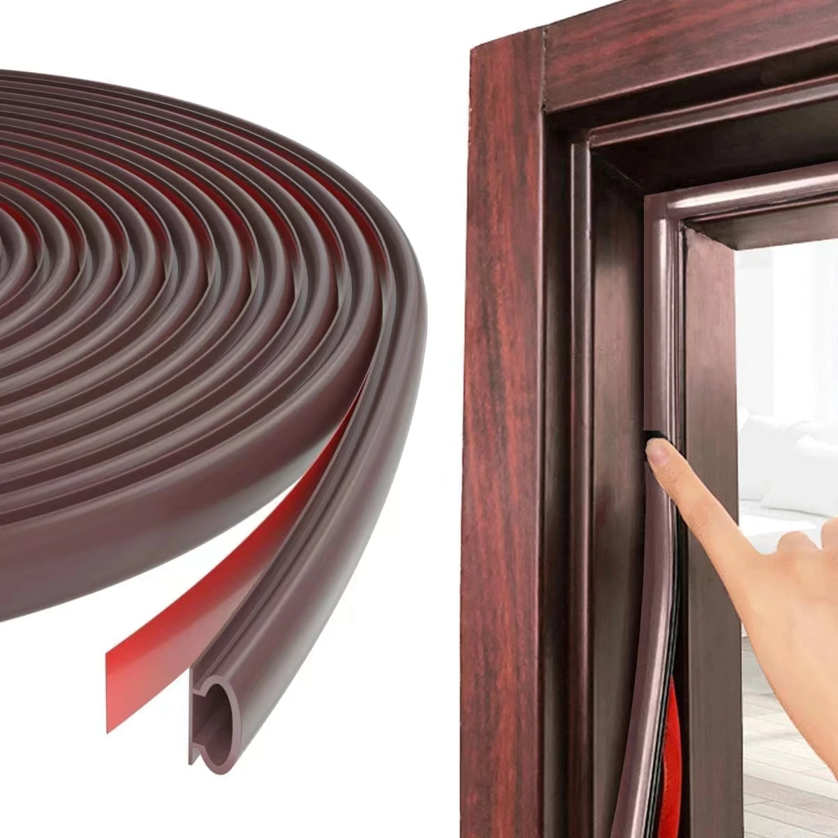 Heat and cold resistant and long life rubber Silicone weather stripping door and window seal / Door frame anti-collision seal