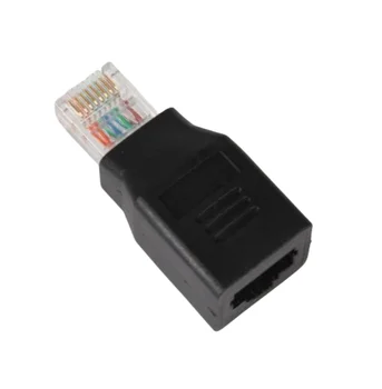 Ethernet LAN RJ45 Male to Female Adapter Extension Shielded Network Patch Connector