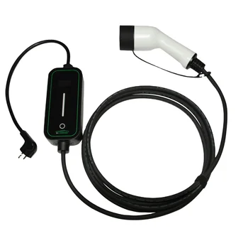 Wholesale Electric Car 16A 32A 3.5Kw 7Kw Ev Charging Station Portable Ev Charger With Screen Adjustable