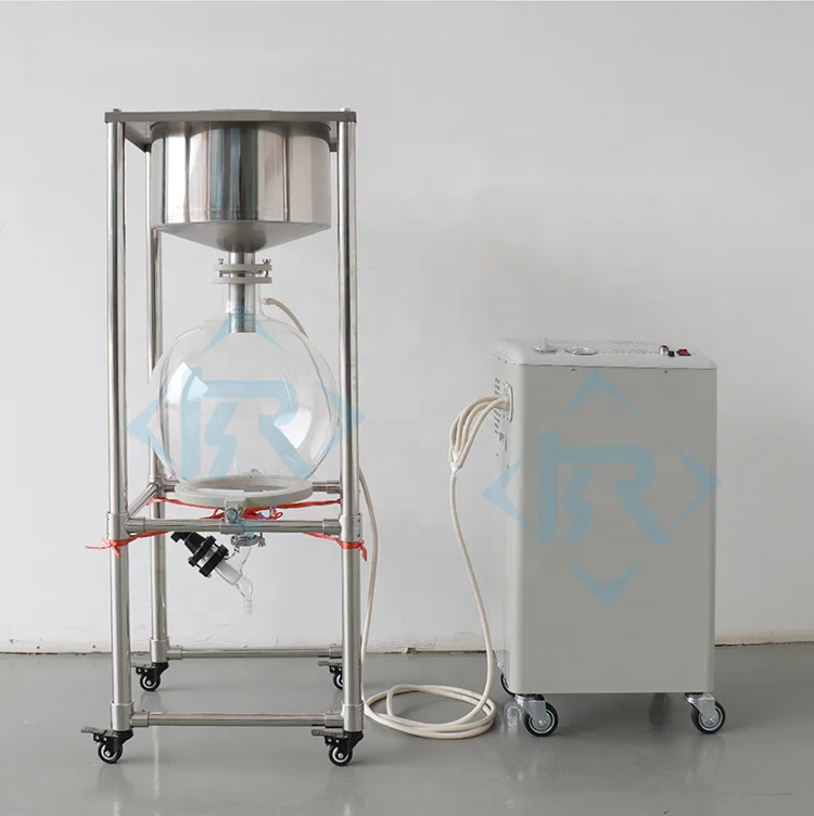 New 10L 20L 30L 50L Stainless Steel Buchner Funnel Glass Vacuum Filtration Plant Nutsch Filter Condition New Core Motor