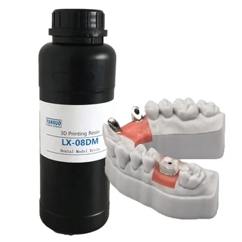 LX-08DM photopolymer UV resin 3D Printer materials LCD/DLP 365-405nm 3D printing Dental Modeling resin