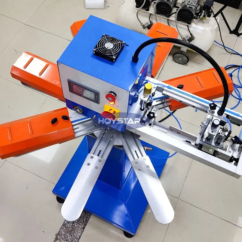 Rotary 1 Color Automatic Socks Screen Printing Machine