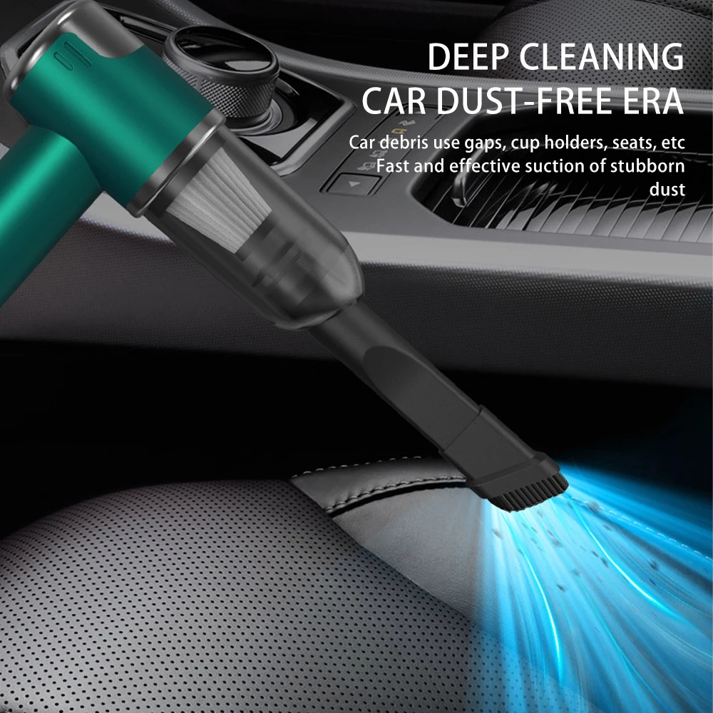 Portable Rechargeable 4-in-1 Cordless Vacuum Cleaner ABS Material Wireless Car Vacuum Cleaner - view 5