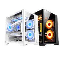 X312-2 Factory PC Case Cpu Cabinet Casing Desktop Integrated Display Chassis ATX Computer Cases &Towers Gaming Case