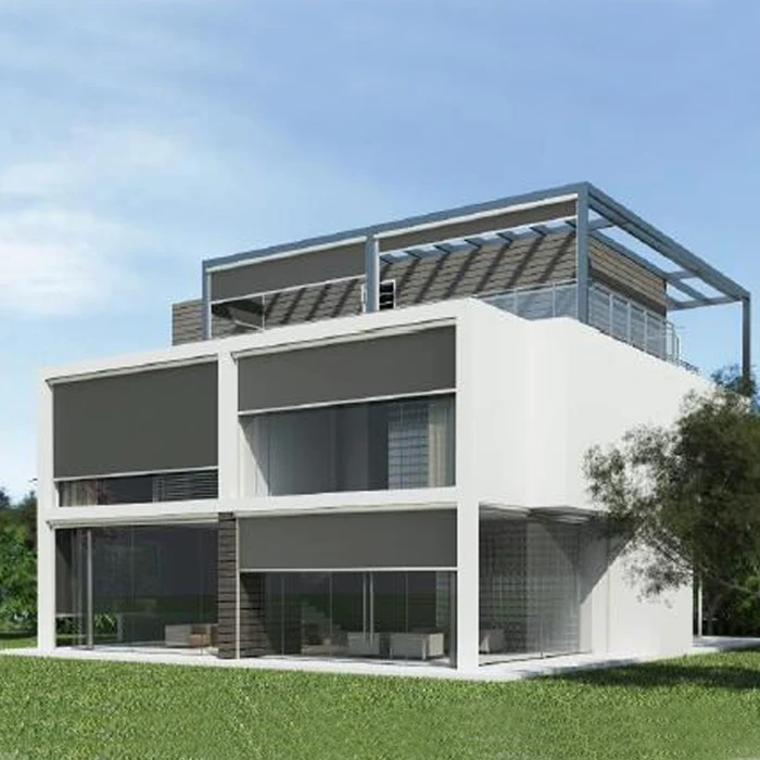 Freien motorisierte roller vorhnge versenkbare fernbedienung terrasse  markisen seite bildschirme