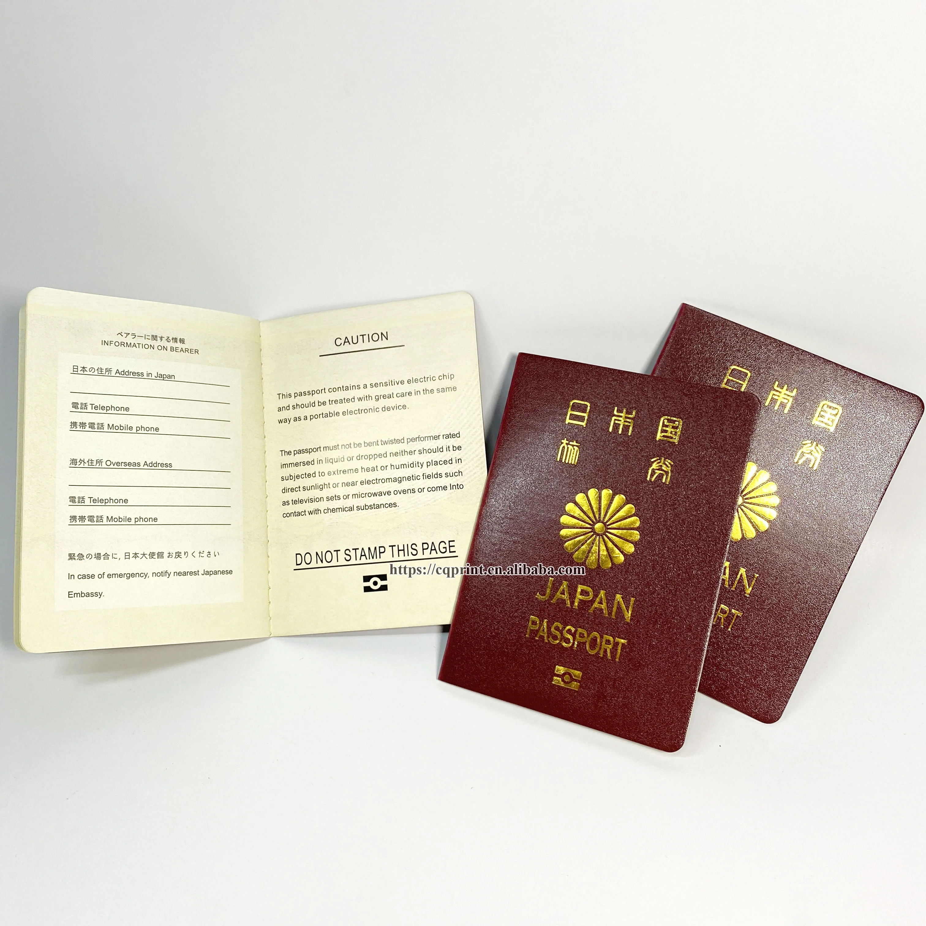 Wholesale Custom Prop Passport Printing in High Quality Certificates for Children or Company Clubs