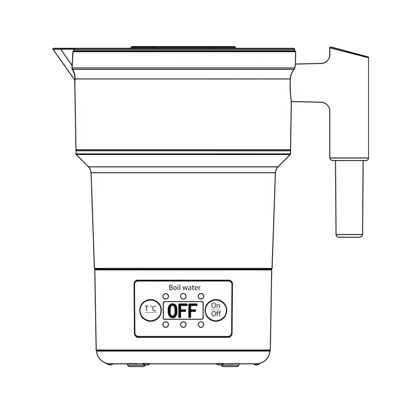 Ranbem 1036Z Travel Mini Portable Folding Commercial Automatic Jug Water Foldable Electric Kettle