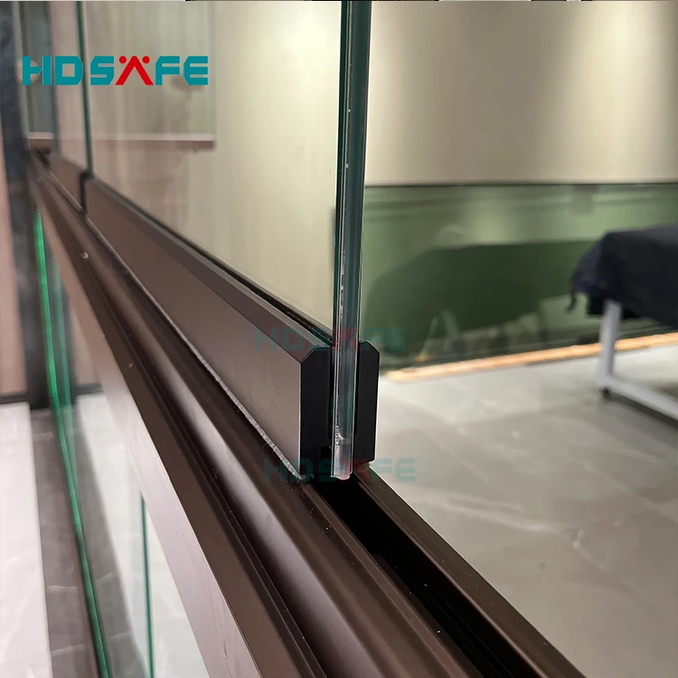 New Simple Design Aluminum Sliding Window High Quality Glass Folding Window Door Frameless European House Glass Aluminium Window