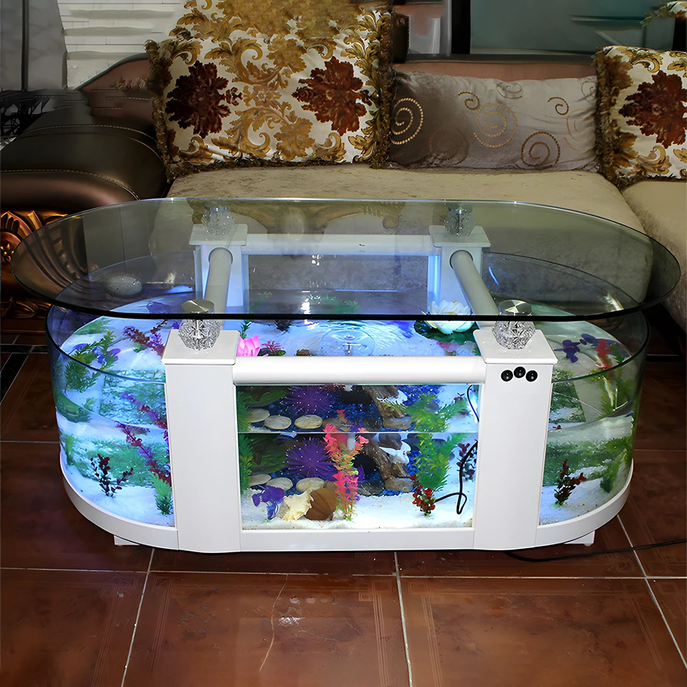 High Quality Fish Tank Table Desktop Coffee Table Aquarium Fish Tanks