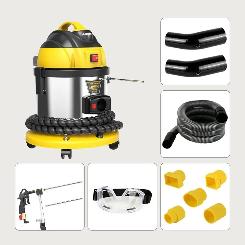2024 Original AUTOOL Cleaner Machine Walnut Powder Engine Cleaner Carbon Deposition Cleaning AUTOOL HTS558