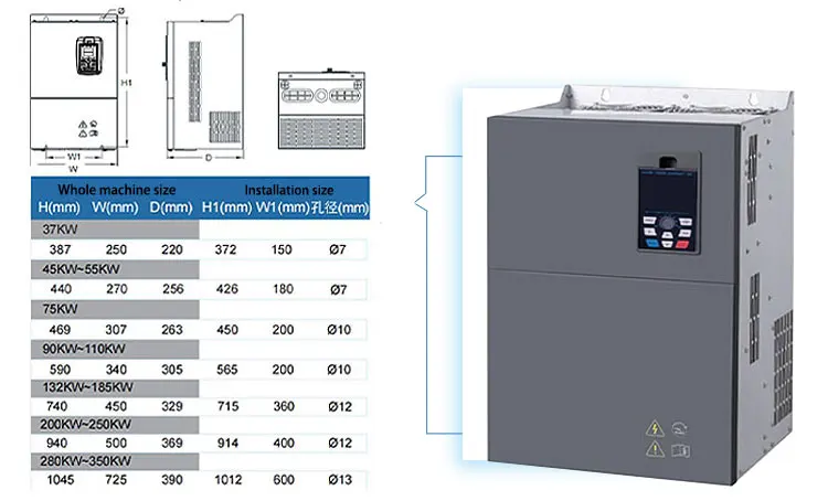 Low Cost 7.5kw 11kw 15kw Vfd Variable Frequency Driver Ac Drive 3 Phase ...