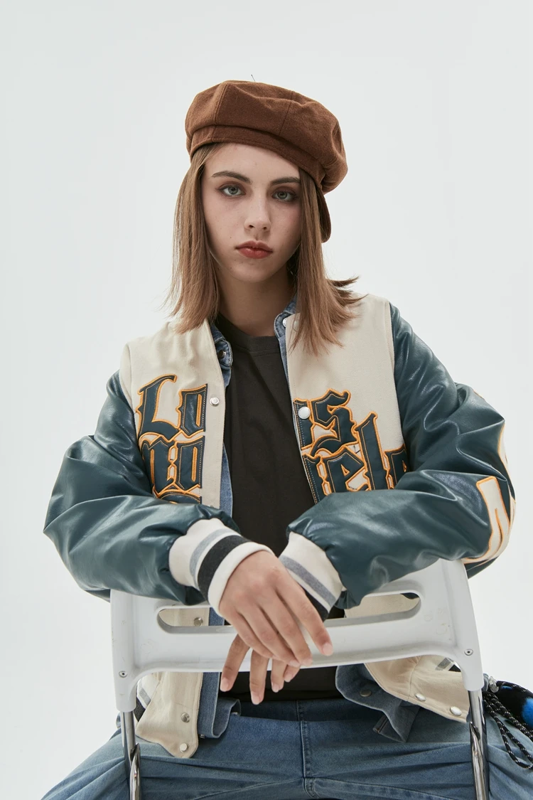 Men's Baseball Uniform Jacket Long-sleeved Embroidered Autumn_voghion.com