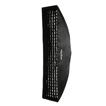 Godox 12"x 47" SB-FW 30 X 120cm Strip Honeycomb Grid Rectangular Softbox for Photo Strobe Studio Flash Softbox Bowens Mount