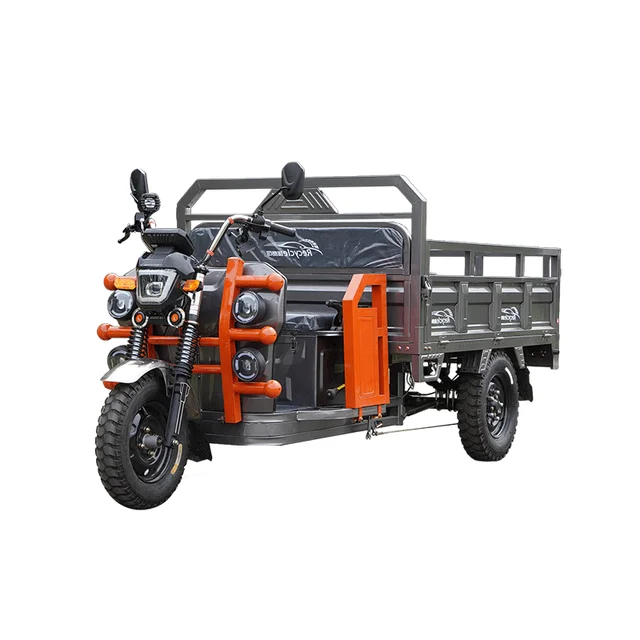 60-80km/60V-72V Electric Tricycle 3 Wheels Cargo Motorcycle Electric Cargo Tricycle