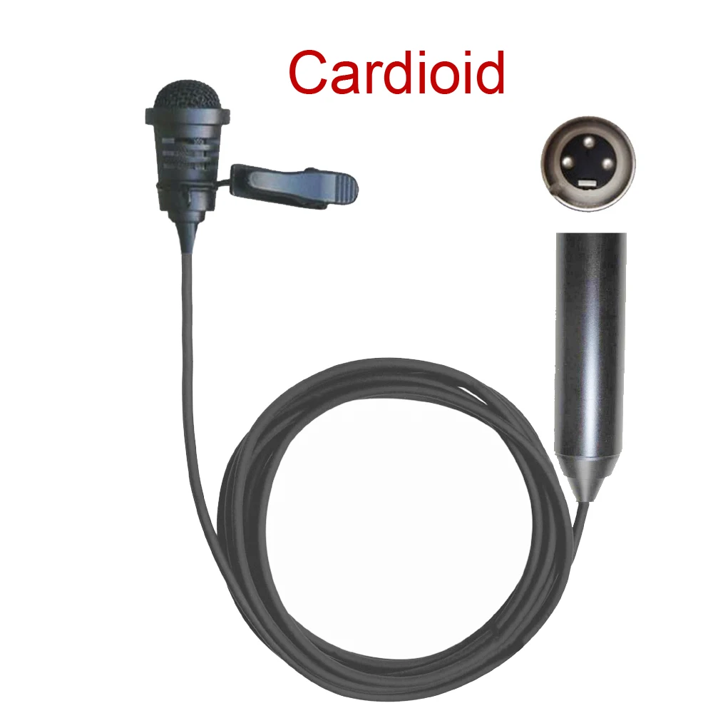 Pro Cardioid Me4xlr 48v Phantom Power 3pin Tie Clip Lavalier Me2xlr