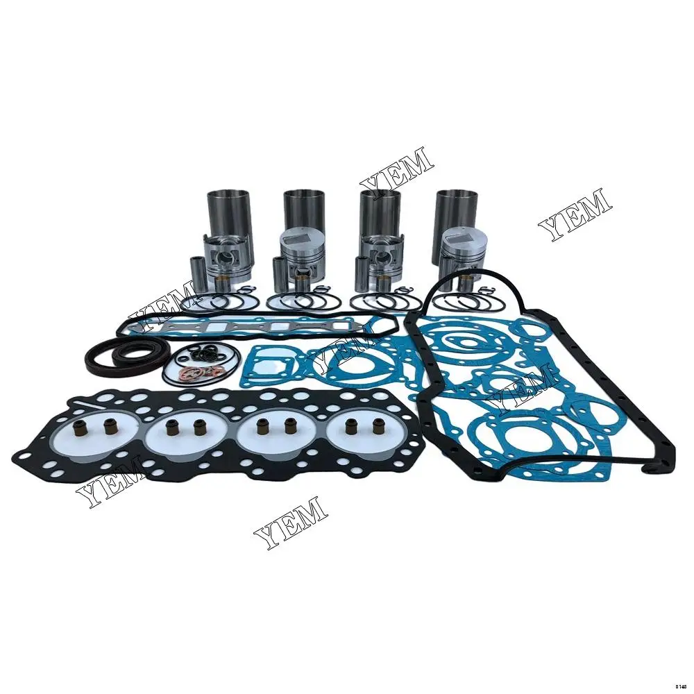 High Quality Manufactory Diesel Engine S4Q2 Rebuild Kit With Piston Ring Liner Gaskets for Mitsubishi