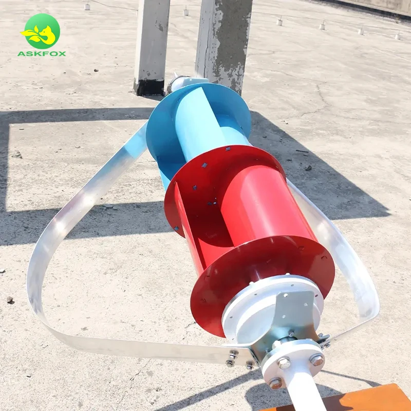 Mini Vertical Wind Power Generator Turbine 300w Small Vertical Axis