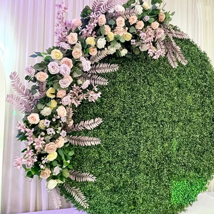 Tapis de fleurs artificielles de haute qualité pour mariage et décoration intérieure Tapis de fleurs artificielles de haute qualité pour mariage et décoration intérieure
