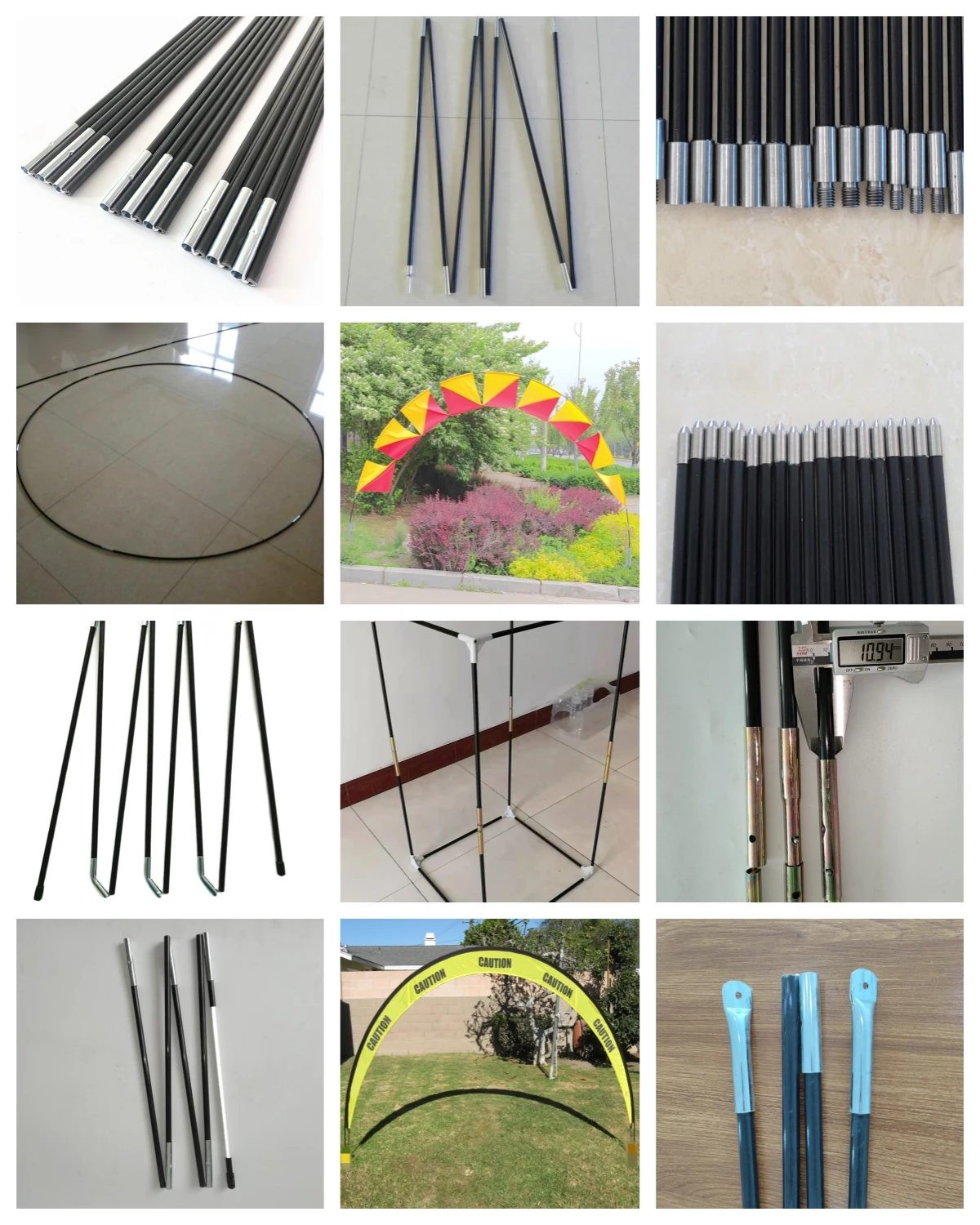 6mm Frp Tent Pole Frp Collapsible Tent Rod Fiberglass Tent Pole For ...