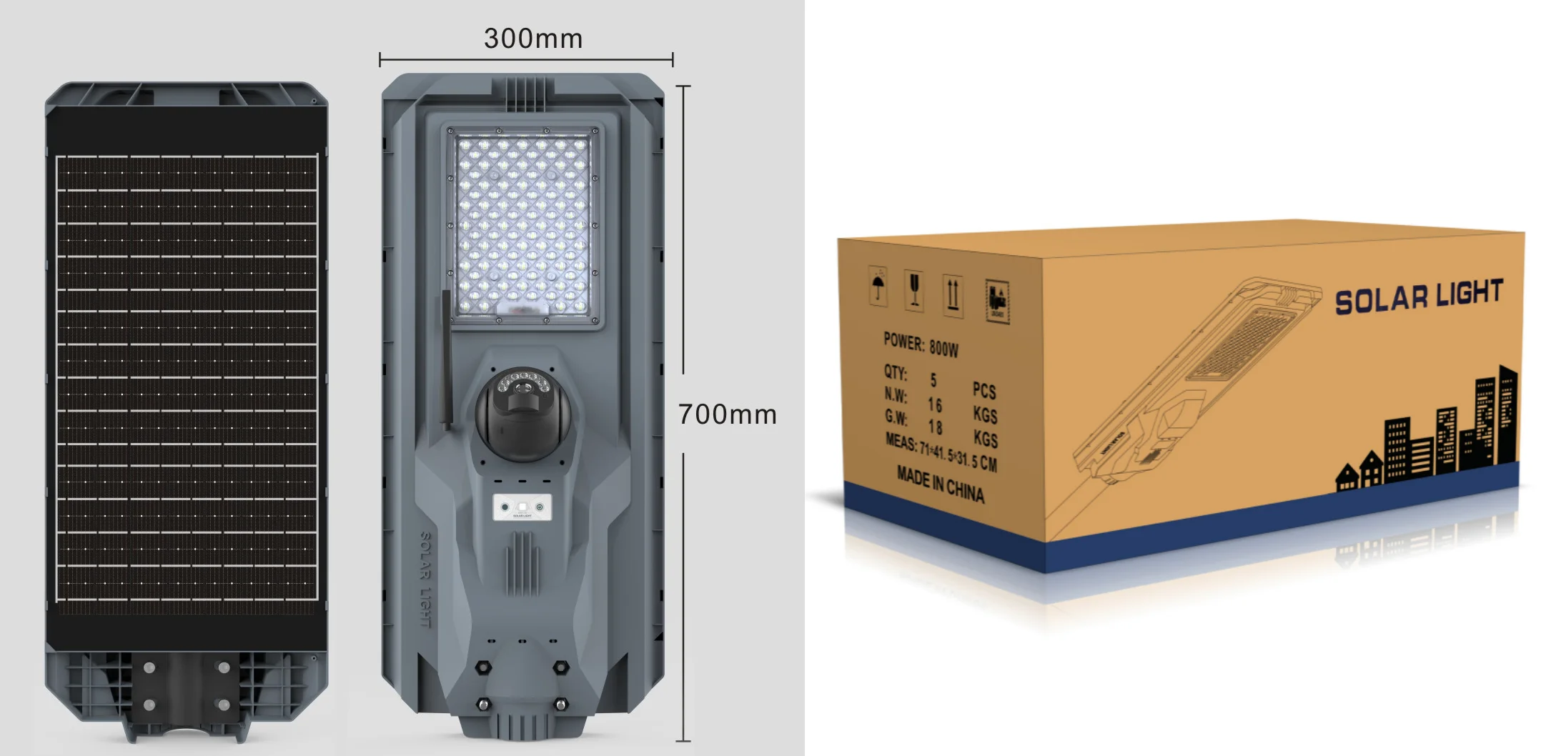 product outdoor ip67 waterproof road lighting led 800w solar street light with camera-33