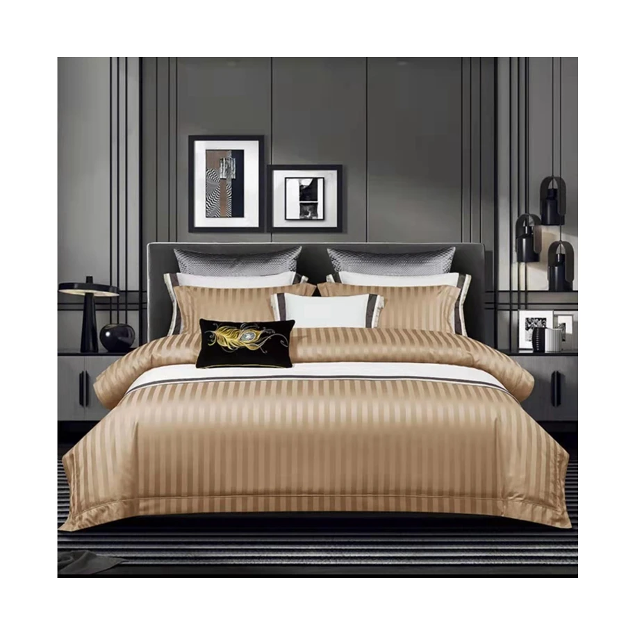 Pretty Pattern 1 Fitted Sheet and Pillowcase Set for King Size Bed Elegant Duvet Covers