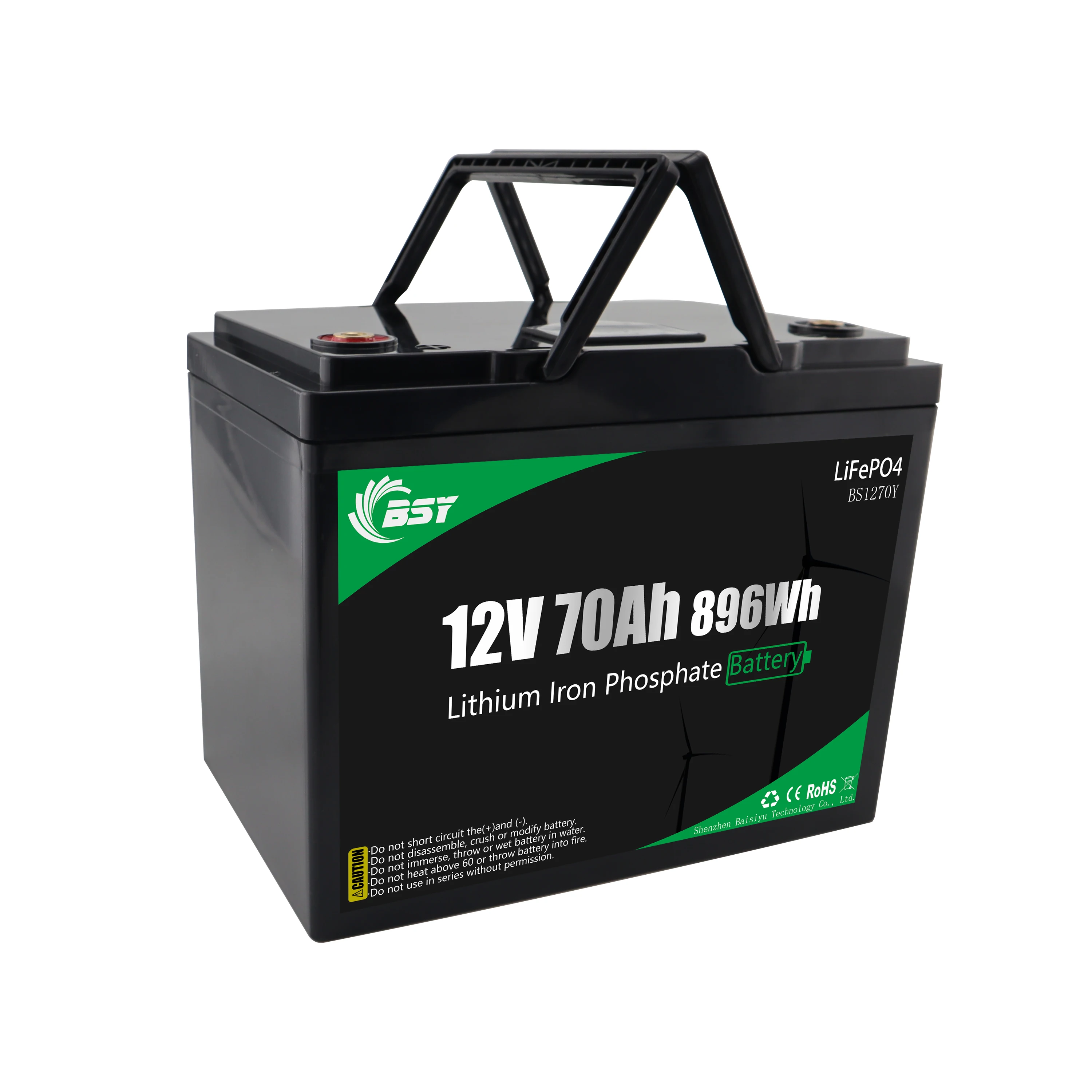 Car Battery universal 12v 70ah LiFePO4 batteries solar lithium phosphate battery cell