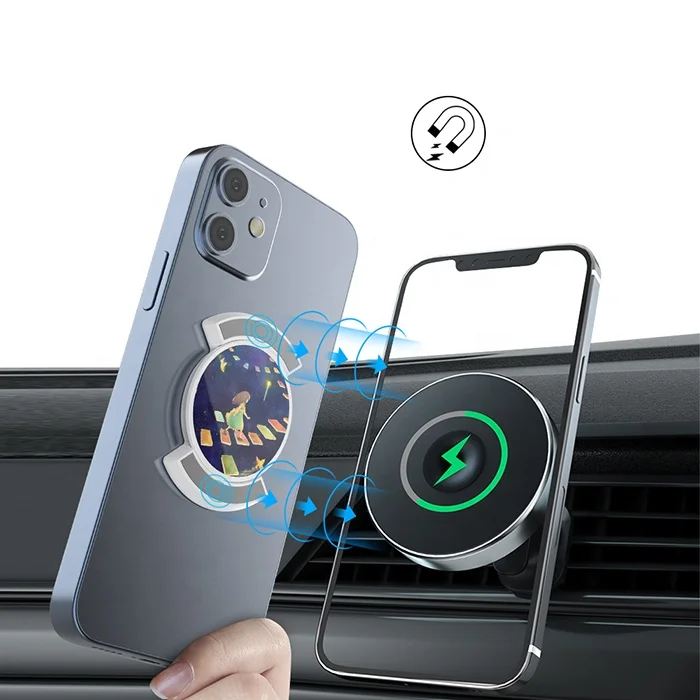 Lecone Ultra Thin Phone Ring Holder, Wireless Charger Friendly Finger