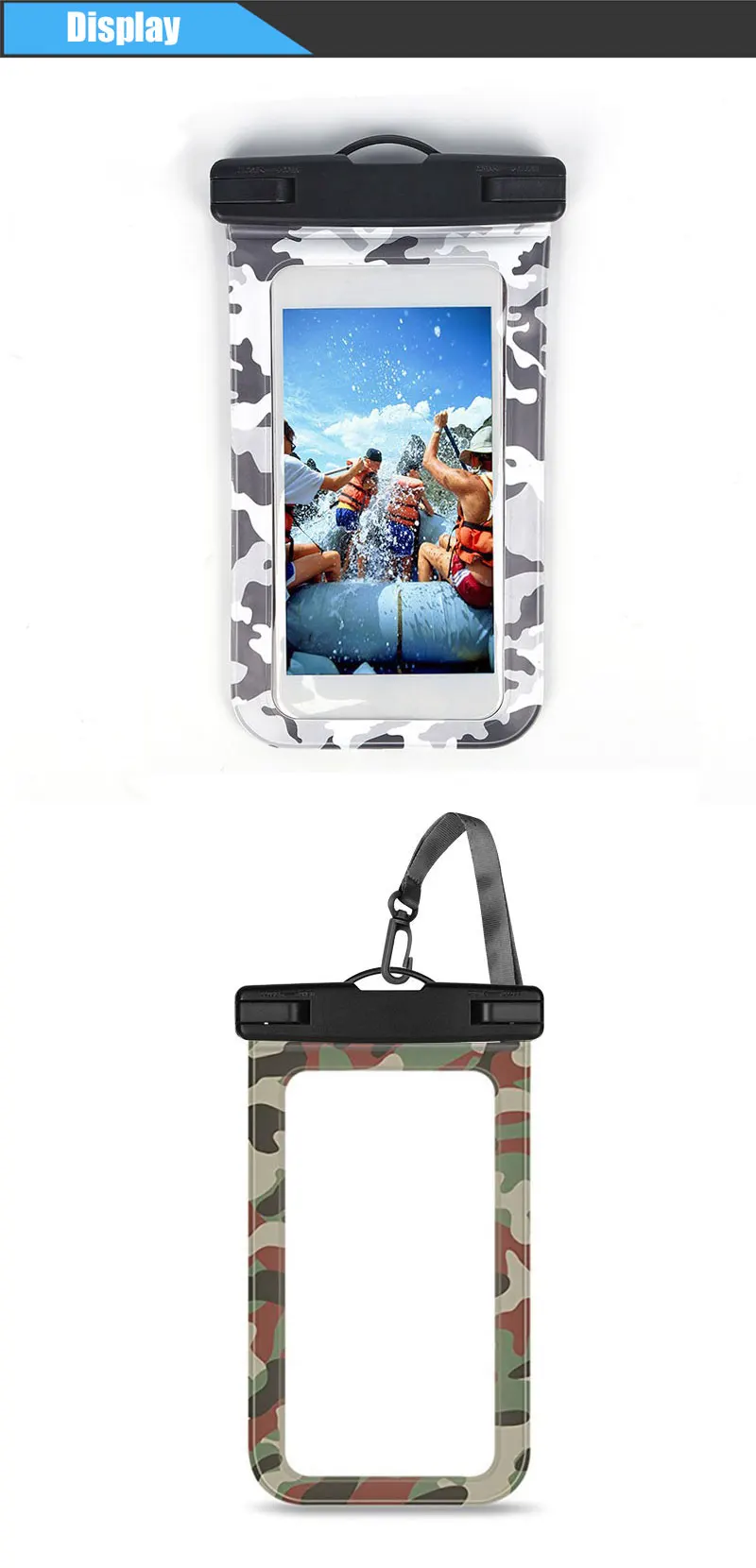 Wholesale Fashion Universal Waterproof Mobile Phone Carry Bag PVC Waterproof Phone Bag Case