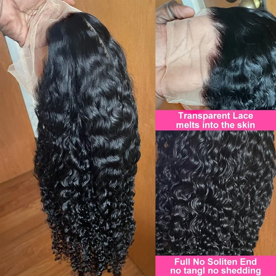 Lockige Deep Wave Lace Front Perücke Aus Echthaar Für Damen_voghion.com