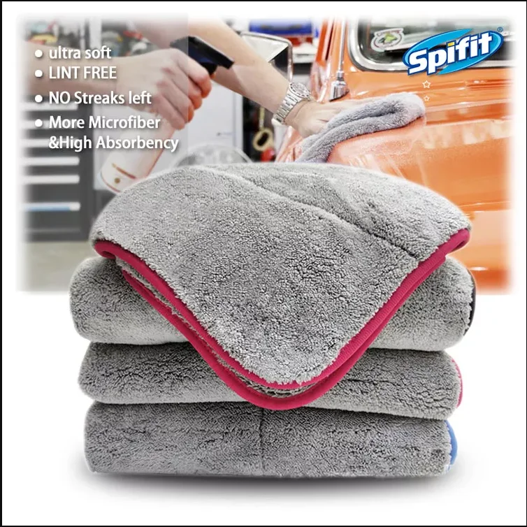 Spifit 800 Gsm Microfiber Cleaning Cloth Absorbent And Custom Logo