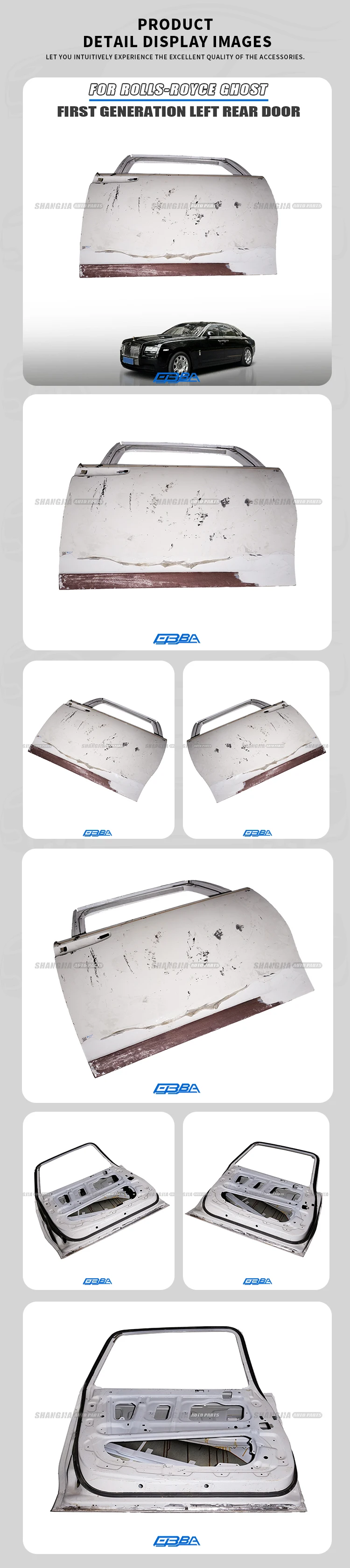 product car door accessories aluminium alloy left rear door for rolls royce ghost 2010 2014 spare parts car easy install 41527242855435-1