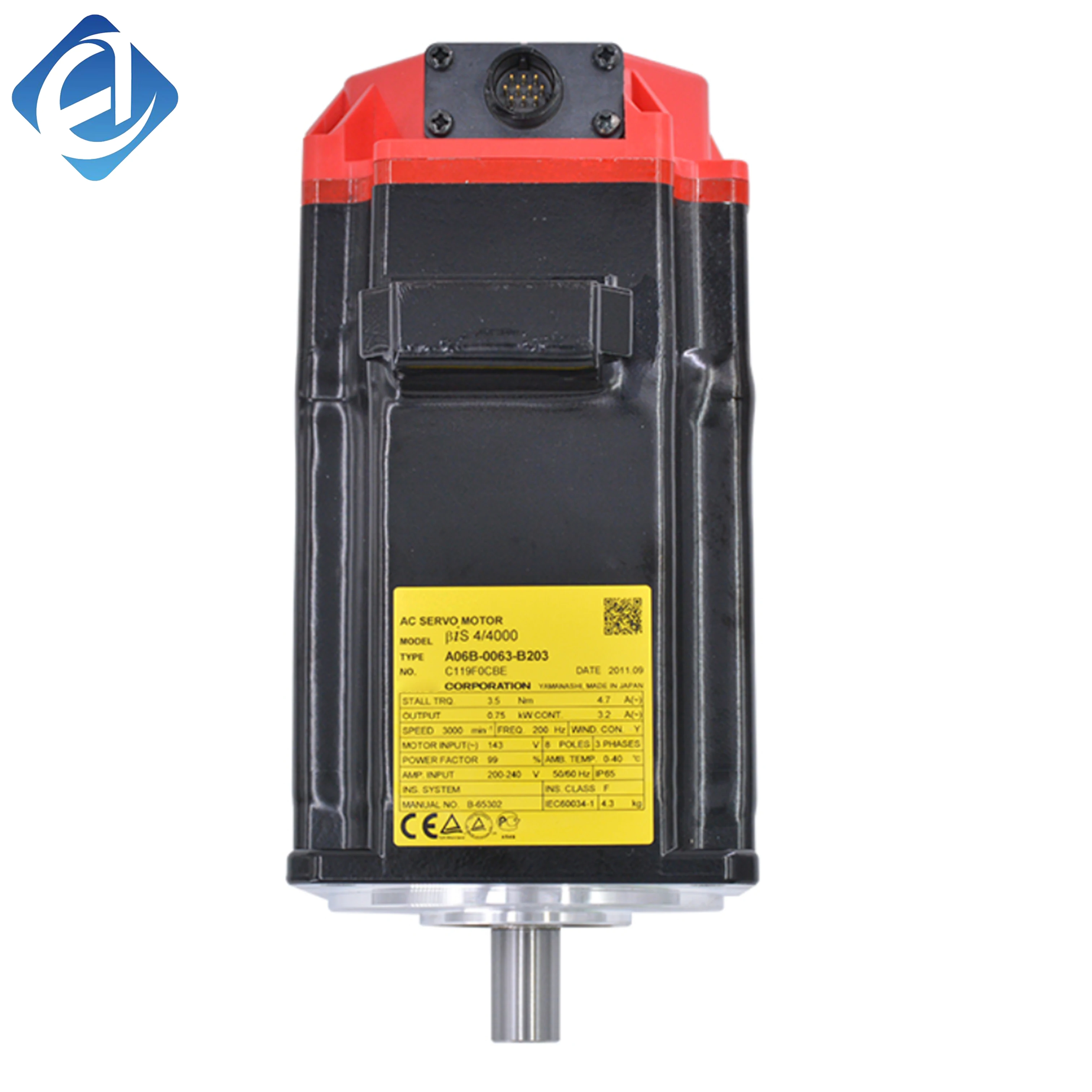 New Original A06B-0063-B203 This servo motor belongs to A06B series for industrial automation equipment. It provides precise power output and motion control for mechanical systems.