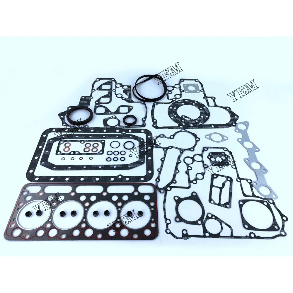 V1702/743 645 Gasket Set for Kubota/Bobcat Excavator Engine Fit for Kubota/Bobcat Gasket Set Engine Parts
