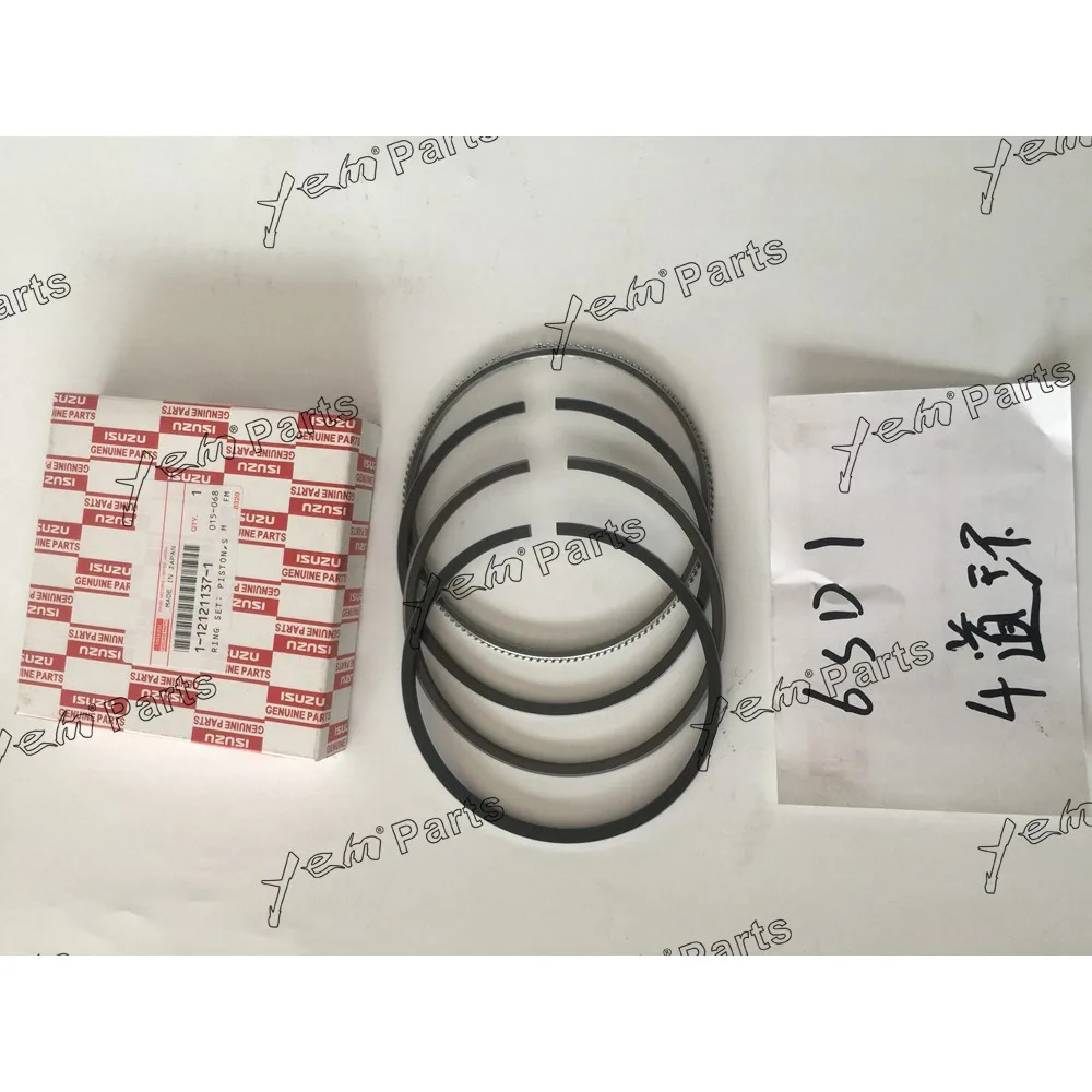 6SD1 Piston Ring 1-12121137-1 for Isuzu Diesel Spare Part