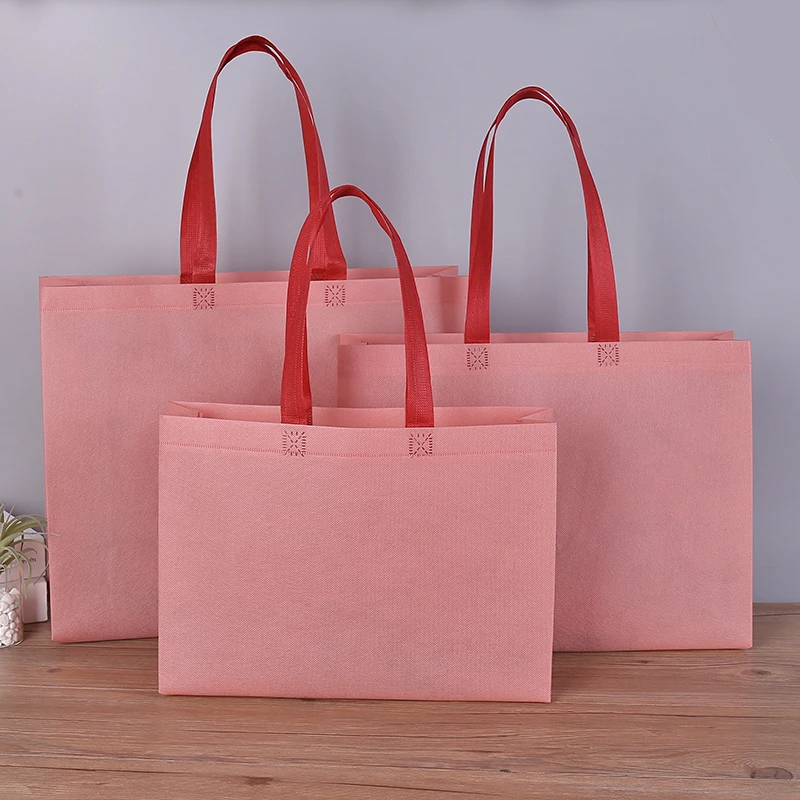 Wholesale Custom Logo Reusable Hot Promotion Reusable Eco Friendly Fabric Non Woven Shopping Bag