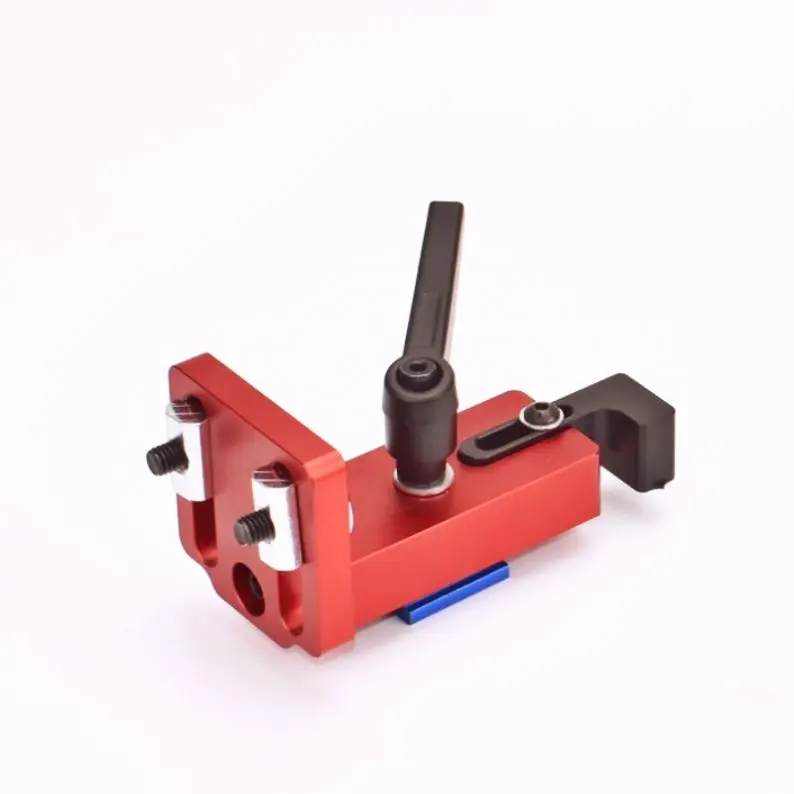 W-106 Fixed T-Slot Miter Track Stop Locator Sliding Brackets Wood Rail Retainer Chute Backing Connector Wood Working Tool Kit
