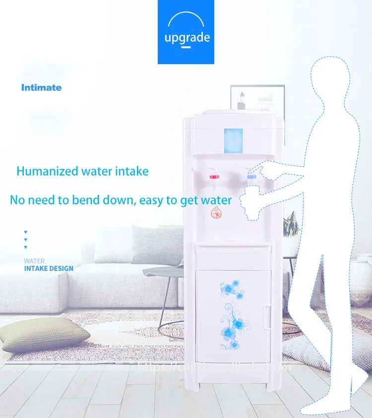Manufacturer Wholesale Water Dispenser Vertical Household Cold and Hot Ice Refrigeration Barreled Water Office Dormitory