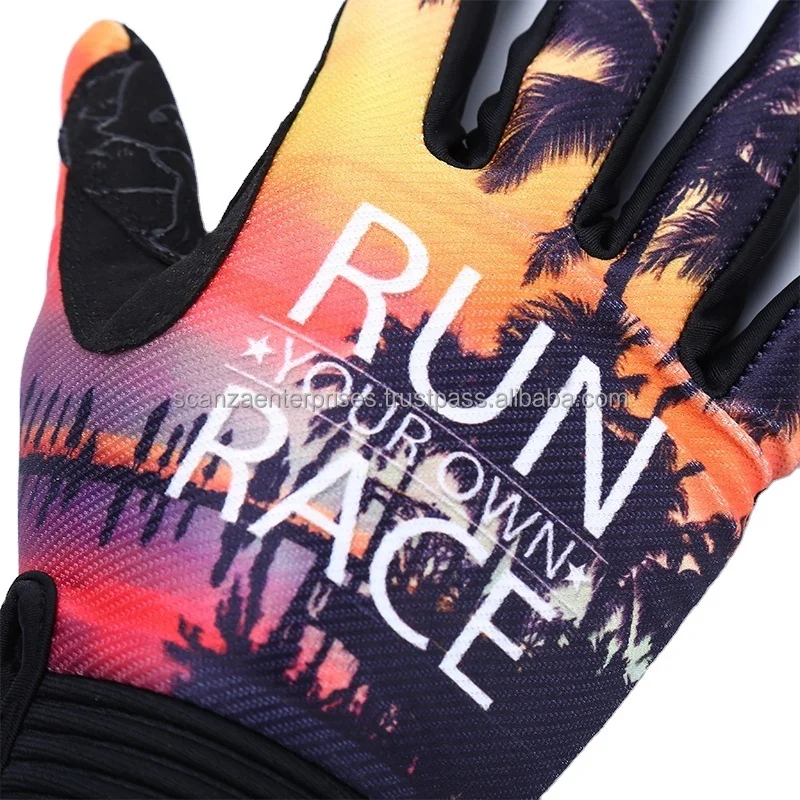 Велосипедные перчатки для кросса легкие Нескользящие митенки езды на велосипеде внедорожных