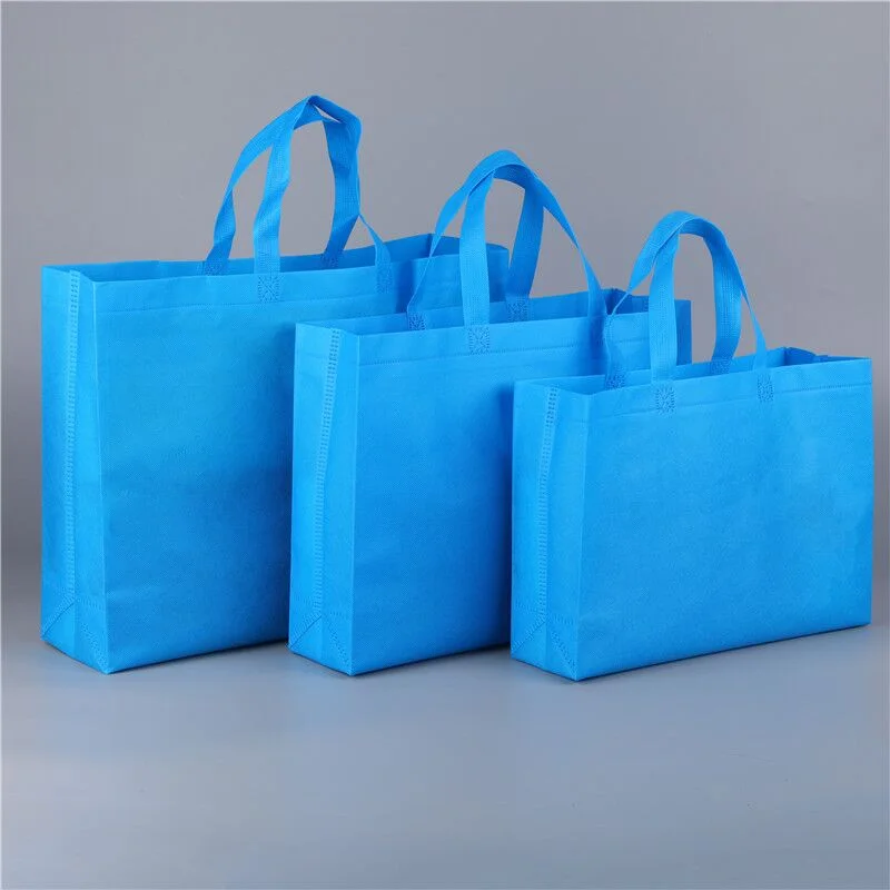 High Quality Custom Printed Supermarket Shopping Bag Portable Non Woven