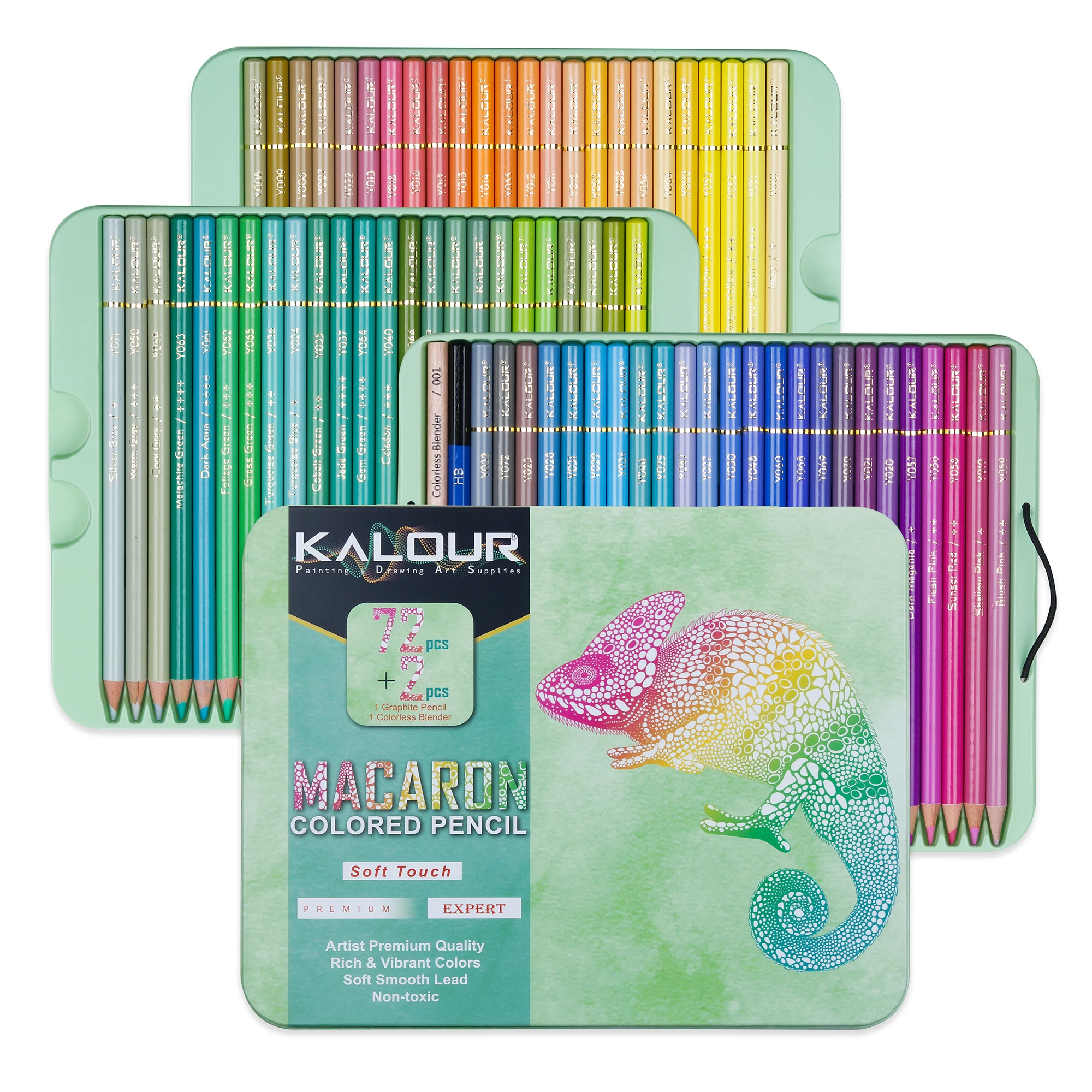 kalour hot sale professional 72 macaron